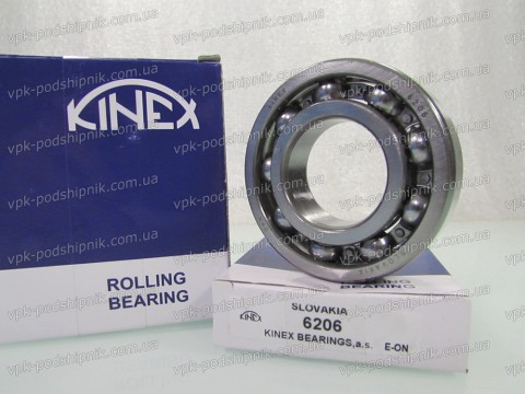Фото1 Deep groove ball bearing KINEX 6206