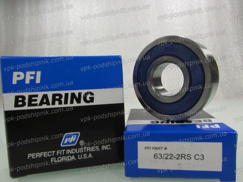 Фото1 Automotive ball bearing PFI 63/22-2RS C3 22x56x16