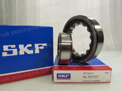 Фото1 Cylindrical roller bearing SKF NU209ECP