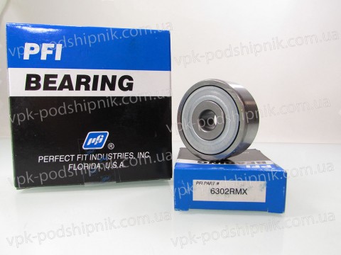Фото1 Automotive ball bearing deflection pulley 6302RMX PFI 10,28x44x16,16