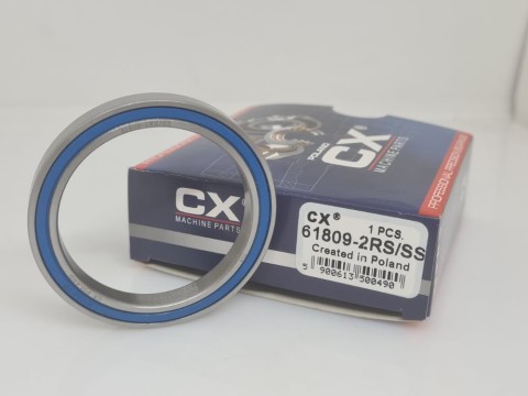 Фото1 Deep groove ball bearing 6809 2RS/SS CX stainless stee Фото1 Deep groove ball bearing 6809 2RS/SS CX stainless stee