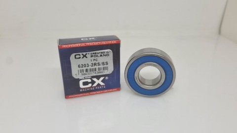 Фото1 Кульковий радіальний 6203 2RS SSCX нержавіючий