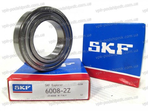 Фото1 Deep groove ball bearing SKF 6008-2Z