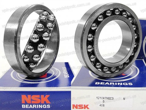 Фото1 Self-aligning ball bearing NSK 1210 KTNG C3