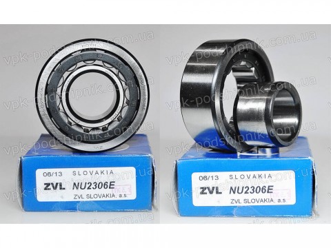 Фото1 Cylindrical roller bearing ZVL NU2306 E 30x72x27