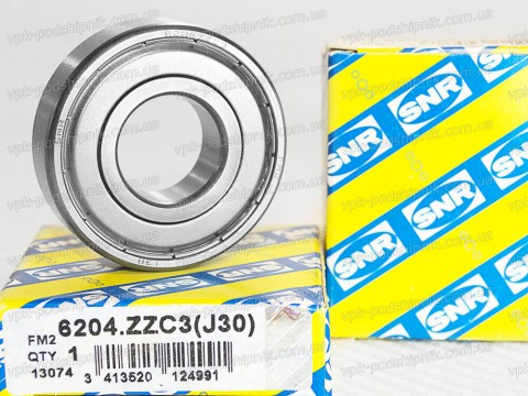 Фото1 Deep groove ball bearing SNR 6204 ZZC3