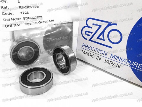 Фото1 Шариковый радиальный R82RS дюймовый EZO Япония