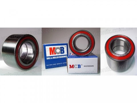 Фото1 Automotive wheel bearing MCB DAC38700038 2RS