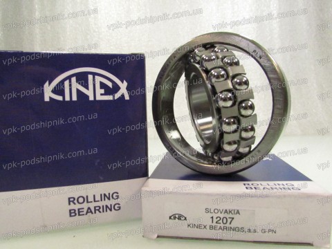 Фото1 Self-aligning ball bearing KINEX 1207