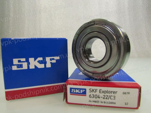 Фото1 Deep groove ball bearing SKF 6304-2Z/C3