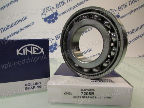 Фото1 Angular contact ball bearing 7208B KINEX