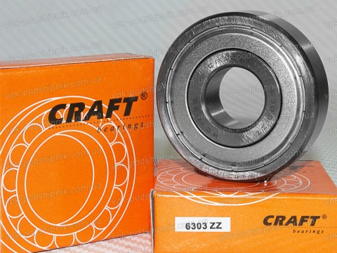 Фото1 Deep groove ball bearing Craft 6303 ZZ