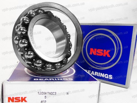 Фото1 Self-aligning ball bearing NSK 1209KTNG C3