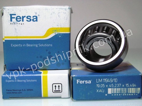 Фото1 Tapered roller FERSA LM11949/LM11910
