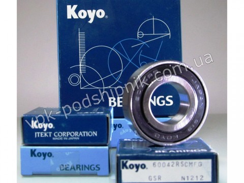 Фото1 Deep groove ball bearing KOYO 6004 2RS