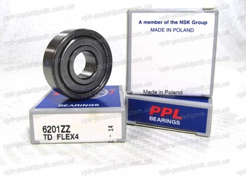 Фото1 Deep groove ball bearing PPL 6201 ZZ