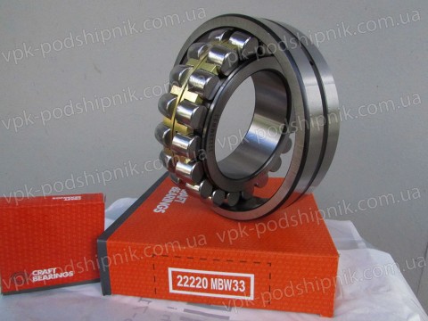 Фото1 Spherical roller bearing CRAFT 22220 MW33