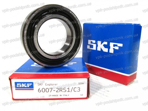 Фото1 Deep groove ball bearing SKF 6007 2RS1/С3