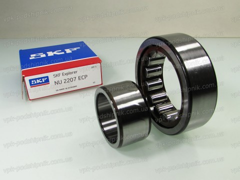 Фото1 Cylindrical roller bearing SKF NU2207ECP