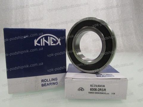 Фото1 Deep groove ball bearing KINEX 6005-2RSR 25x47x12