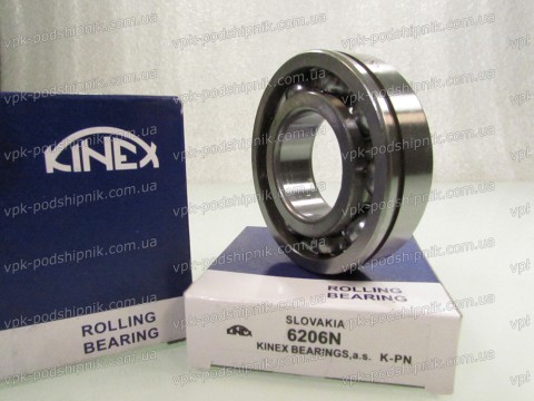Фото1 Deep groove ball bearing KINEX 6206N