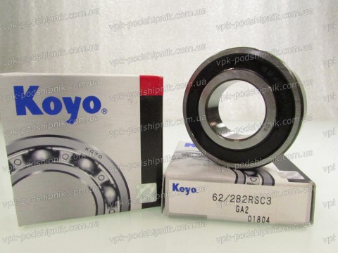 Фото1 Automotive ball bearing KOYO 62/28-2RSC3 28x58x16