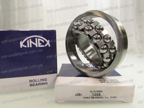 Фото1 Self-aligning ball bearing KINEX 1209 45x85x19