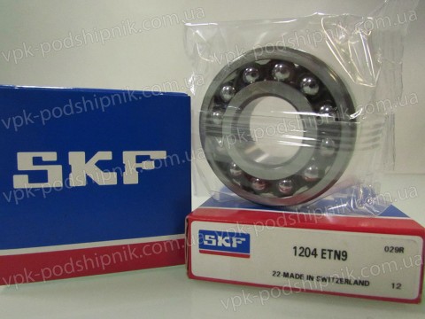 Фото1 Self-aligning ball bearing SKF 1204 ETN9