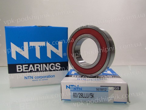 Фото1 Automotive ball bearing NTN 28x52x12 60/28LLU