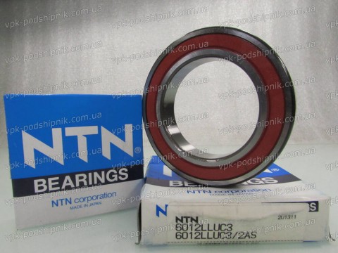 Фото1 Deep groove ball bearing NTN 6012 LLU C3