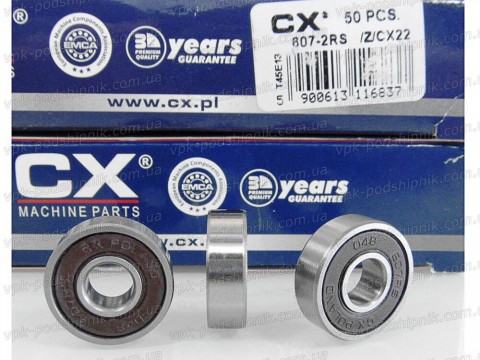 Фото1 Deep groove ball bearing CX 607 2RS