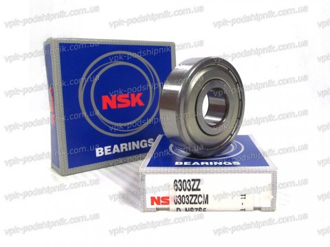 Фото1 Deep groove ball bearing NSK 6303 ZZCM