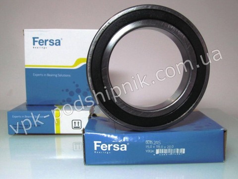 Фото1 Deep groove ball bearing FERSA 6015 2RS