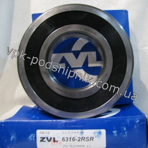 Фото1 Deep groove ball bearing ZVL 6316 RSR