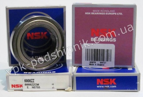 Фото1 Deep groove ball bearing NSK 6008 ZZ