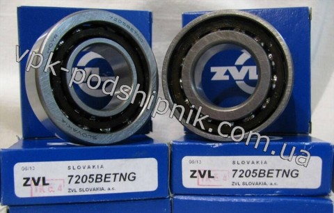 Фото1 Angular contact ball bearing ZVL 7205 BETNG