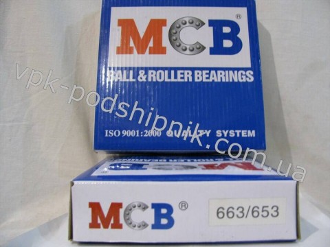 Фото1 Tapered roller MCB 663/653