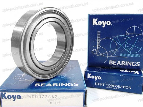 Фото1 Deep groove ball bearing KOYO 6009 ZZ