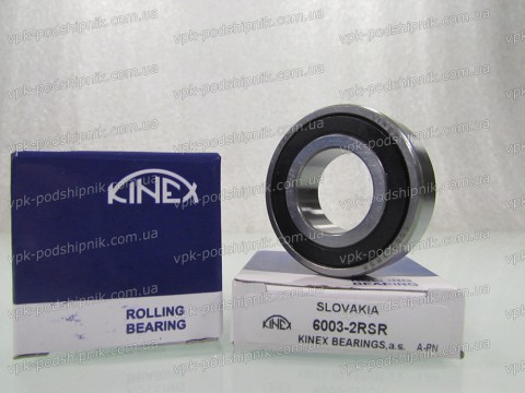 Фото1 Deep groove ball bearing KINEX 6003 2RSR