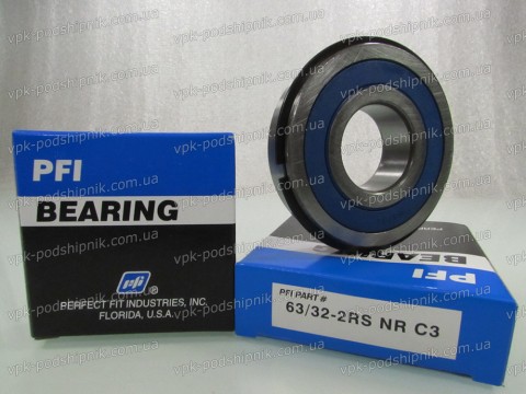 Фото1 Automotive ball bearing PFI 63/32-2RS NR C3 32x75x20
