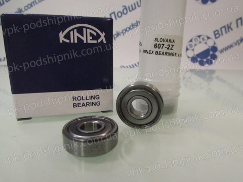 Фото1 Deep groove ball bearing KINEX 7x19x6 607 ZZ miniature single row deep groove ball