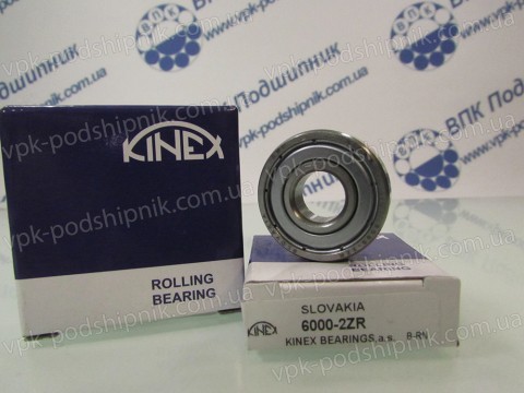 Фото1 Deep groove ball bearing 10x26x8 KINEX 6000-2ZR