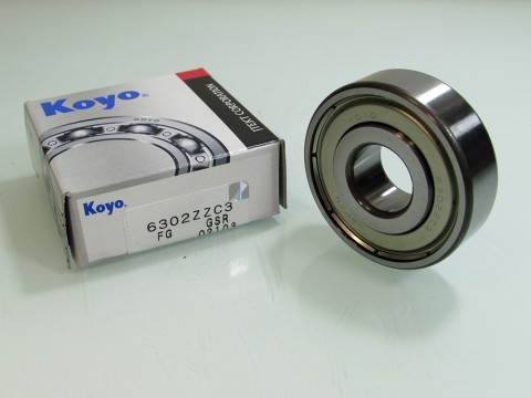 Фото1 Deep groove ball bearing KOYO 6302 ZZ C3 FG