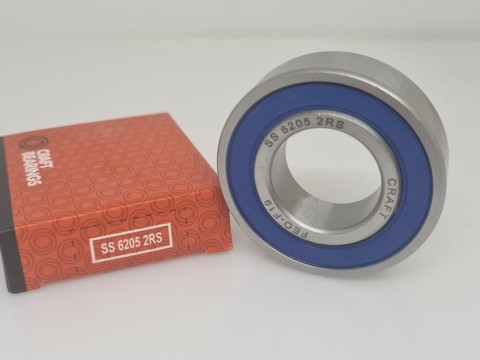 Фото1 Кульковий радіальний SS 6205 2RS CRAFTнержавіючий