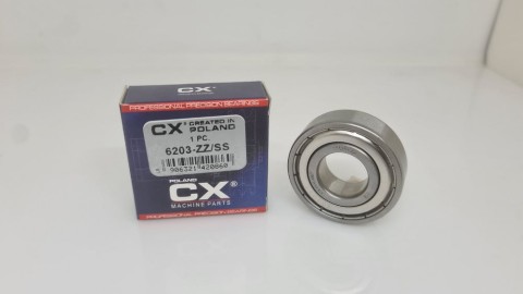 Фото1 Шариковый радиальный 6203 ZZ/SS CX нержавеющий