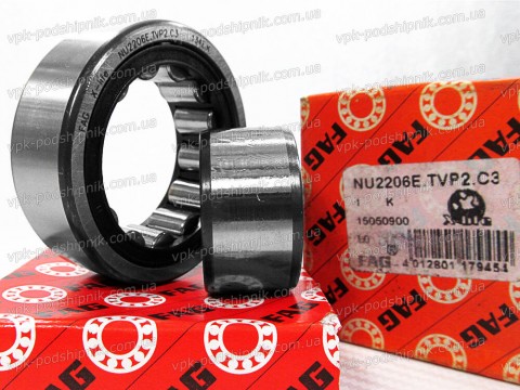 Фото1 Cylindrical roller bearing NU 2206 TVP2 FAG