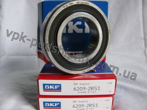 Фото1 Deep groove ball bearing SKF 6209 2RS1