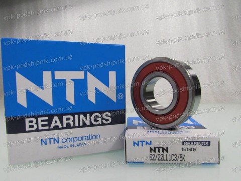 Фото1 Automotive ball bearing NTN 62/22 LLU