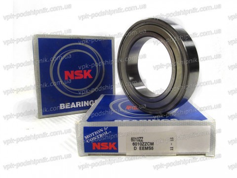 Фото1 Deep groove ball bearing NSK 6010 ZZ