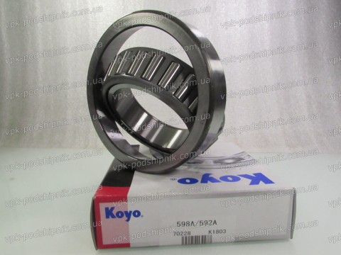 Фото1 Tapered roller KOYO 598A/592A
